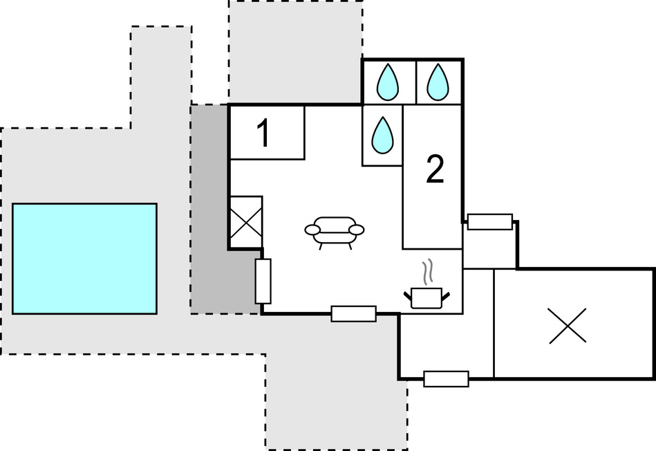 Maison 6 personnes Vernègues, piscine chauffée et jacuzzi - Photo 23