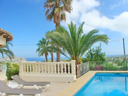 Location villa à Moravit, Villa intime à Moraira avec piscine privée et WiFi