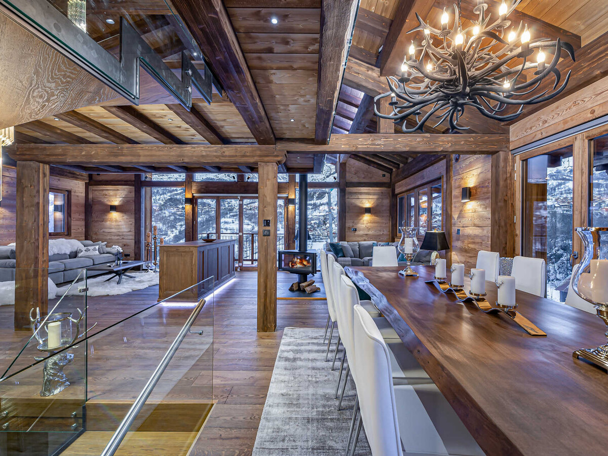 Chalet Moët Le Châtelard – 12 pers., jacuzzi et sauna - Photo 14
