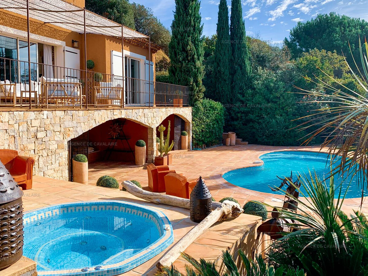 Villa 3 chambres climatisée, piscine, jacuzzi et vue mer - Photo 2