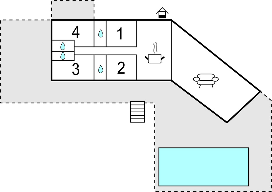 Maison 10 pers. avec piscine chauffée à Alissas - Photo 37