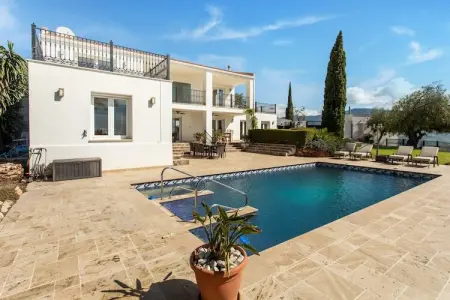 Location villa à Gualchos, Villa à Grenade avec vue mer et piscine