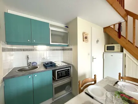 Maison T2 mezzanine piscine chauffée, 200m de la mer : photo 5