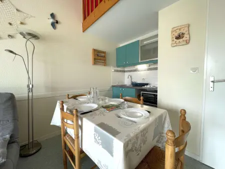 Maison T2 mezzanine piscine chauffée, 200m de la mer : photo 6