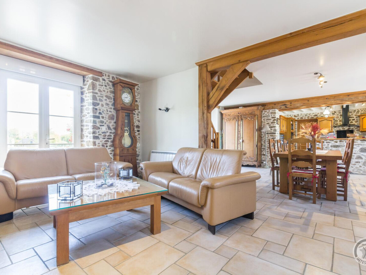 Gîte 8 pers. avec étang privé et cheminée à Gouville-sur-Mer - Photo 3