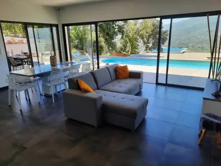 Villa Cupabia, 10 pers., piscine chauffée et vue mer : photo 4