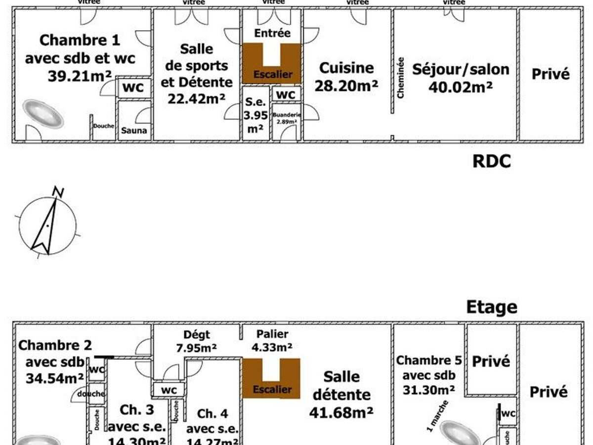 Château XVII-XVIII avec spa, salle de sport et parc 24 ha - Photo 35