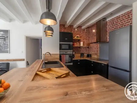 Gîte 6 pers. rénové en Anjou, piscine chauffée : photo 9