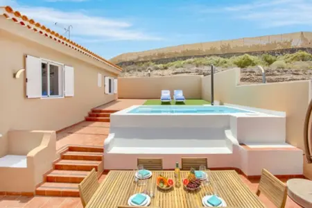 Villa Los Corcos - Maison Tenerife vue mer et piscine : photo 9