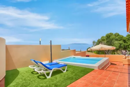 Villa Los Corcos - Maison Tenerife vue mer et piscine : photo 13