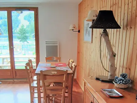Chalet duplex 6 pers. au Dévoluy, terrasse et casier skis : photo 5