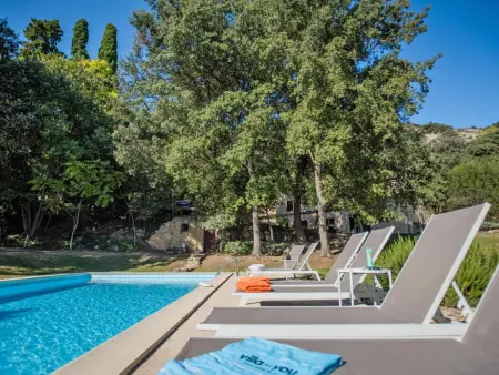 Maison de campagne XIXe avec piscine privée à Bollène, 8 pers. : photo 2