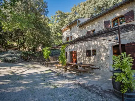Maison de campagne XIXe avec piscine privée à Bollène, 8 pers. : photo 40