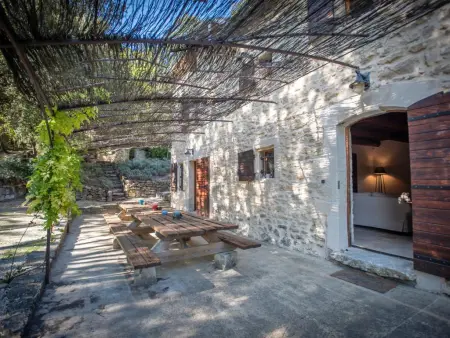 Maison de campagne XIXe avec piscine privée à Bollène, 8 pers. : photo 42