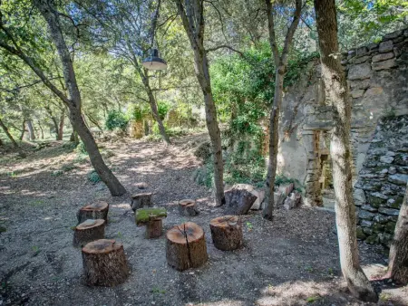 Maison de campagne XIXe avec piscine privée à Bollène, 8 pers. : photo 46