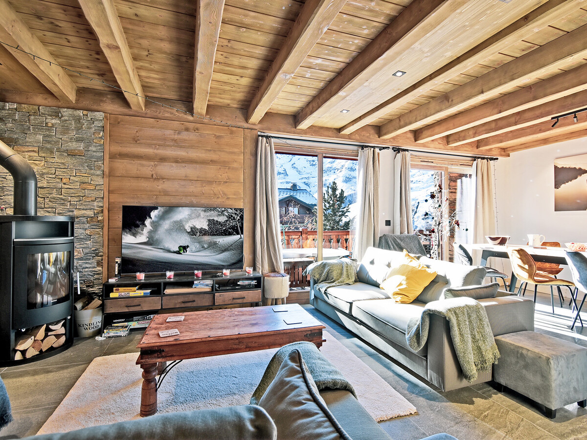 Chalet 10 pers., 5 ch., sauna et box à ski aux Menuires - Photo 1