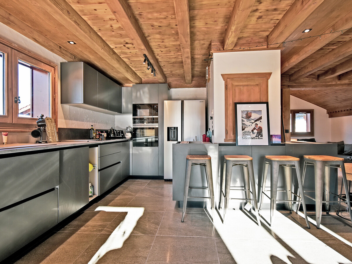 Chalet 10 pers., 5 ch., sauna et box à ski aux Menuires - Photo 6