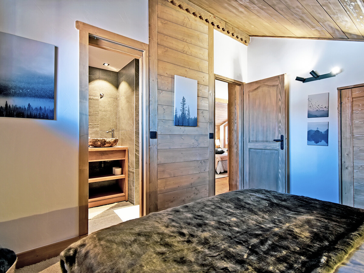 Chalet 10 pers., 5 ch., sauna et box à ski aux Menuires - Photo 20