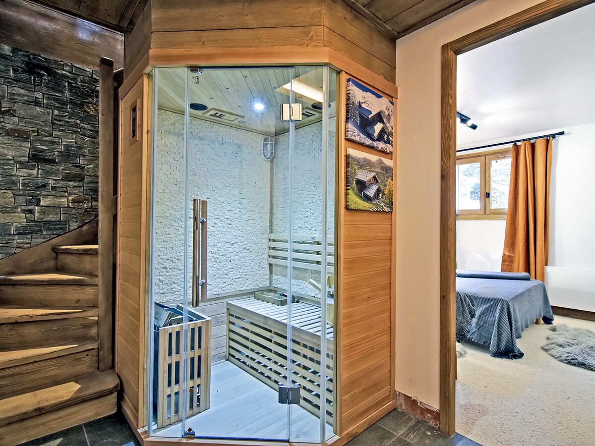 Chalet 10 pers., 5 ch., sauna et box à ski aux Menuires - Photo 24