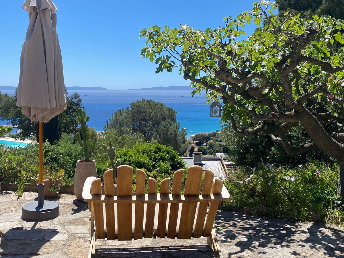 Villa vue mer au Lavandou, 6 pers., terrasse plein sud - Photo 1