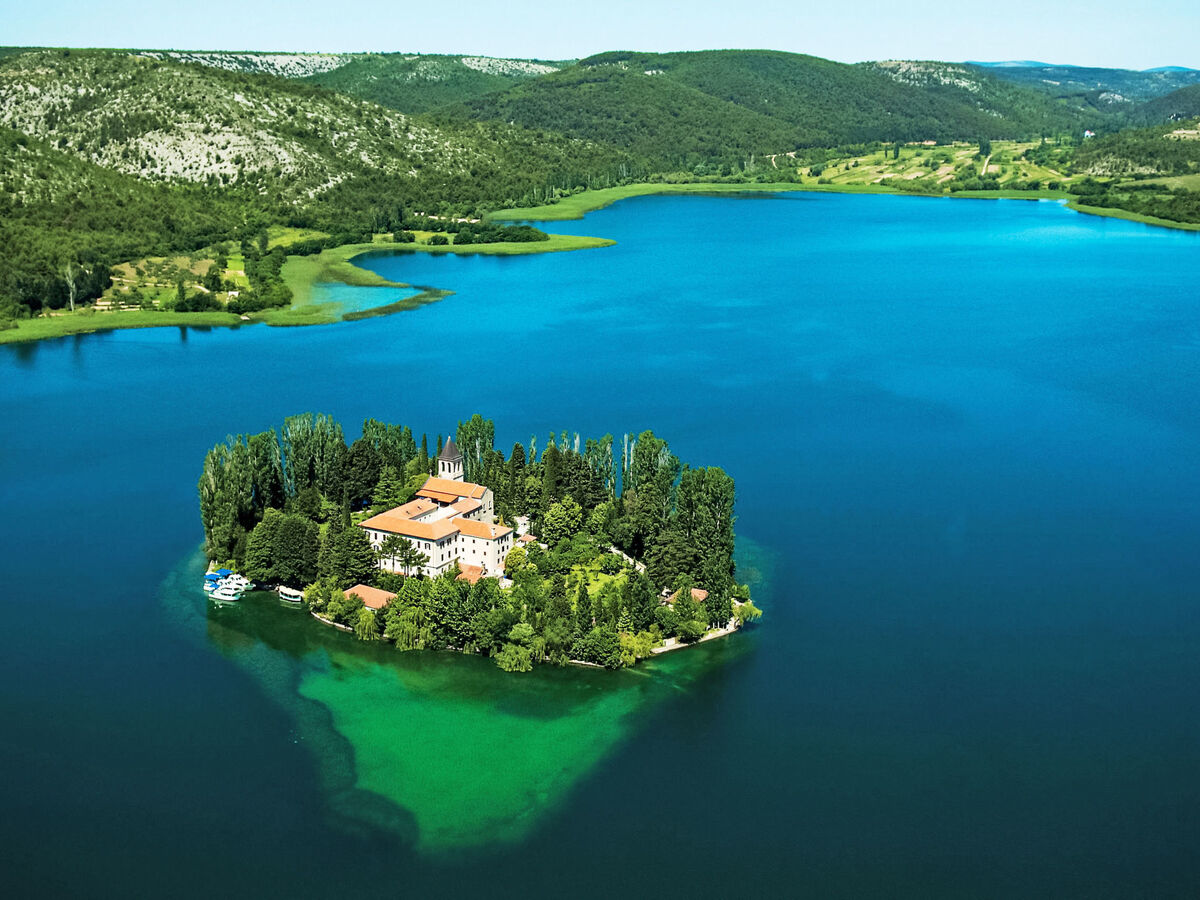 Maison Aurora à Skradin : piscine privée et terrasse - Photo 27