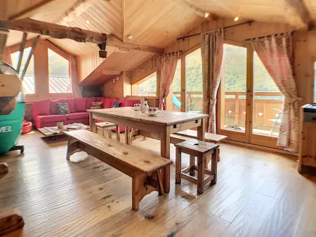 Chalet montagnard 8 pers. avec balcon et WIFI, Chalet 8 personnes à Saint Martin de Belleville - Photo 1
