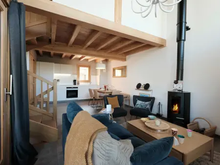 Location chalet à Saint Martin de Belleville, Chalet à Saint-Martin-de-Belleville : 3 chambres, jacuzzi, sauna, parking, wifi