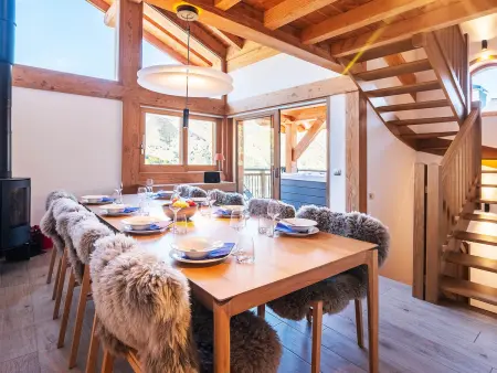 Location chalet à Saint Martin de Belleville, Chalet de luxe près des pistes avec jacuzzi et sauna
