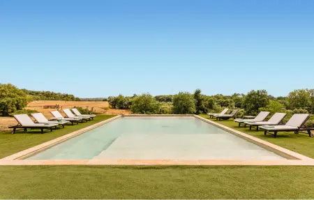 Maison de ferme en pierre, 7 chambres et piscine chauffée : photo 8