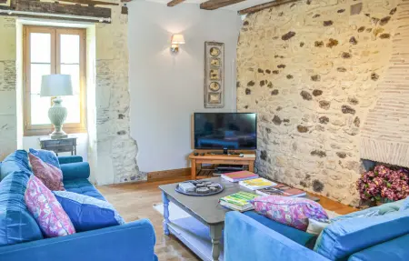 Maison de ferme en pierre, 7 chambres et piscine chauffée : photo 20