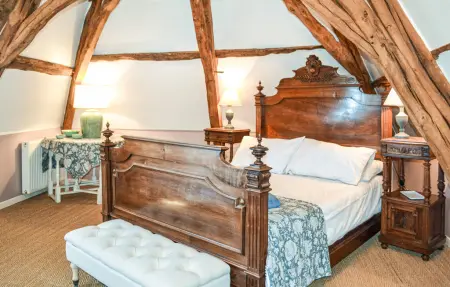 Maison de ferme en pierre, 7 chambres et piscine chauffée : photo 28