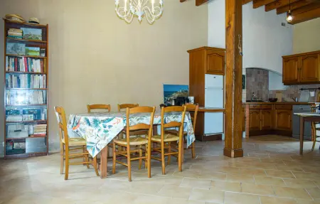 Maison pierre et poutres apparentes à Mauvières, piscine : photo 4