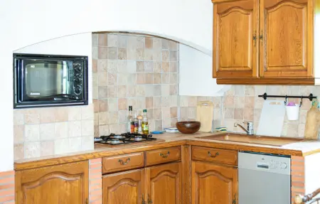 Maison pierre et poutres apparentes à Mauvières, piscine : photo 17