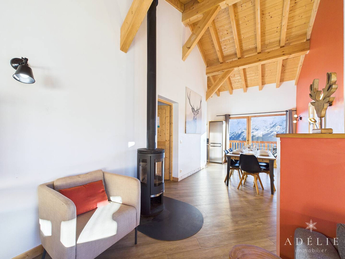 Chalet 173m² jacuzzi sauna, 12 pers, pieds pistes - Photo 4