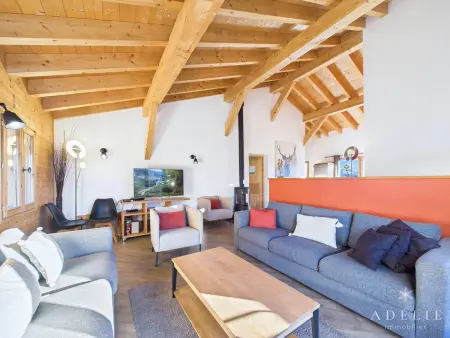 Location chalet à Montvalezan La Rosière, Chalet moderne, jacuzzi, sauna, 12 pers, proche pistes