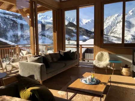Location chalet à Saint Martin de Belleville, Chalet aux Pistes · 8 Pers · Wifi et Parking Couverts