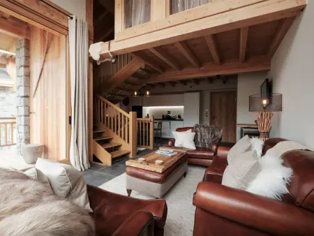 Chalet confort 6 pers, accès pistes, sauna, parking inclus - Photo 1