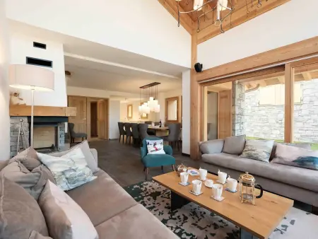 Location chalet à Saint Martin de Belleville, Chalet luxueux avec sauna, terrasse et parking couvert