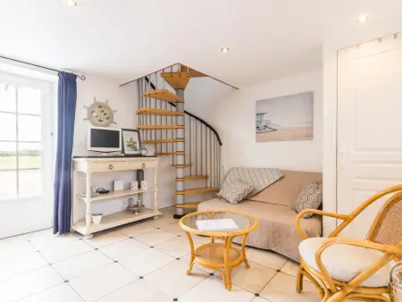 Gîte 2 pers. vue Cap de Carteret, terrasse 32m² animaux OK : photo 6