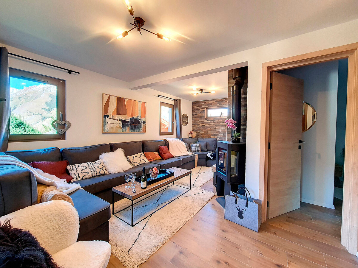 Chalet Mabé 87 m², 6 pers, terrasse sud, vue vallée - Photo 1