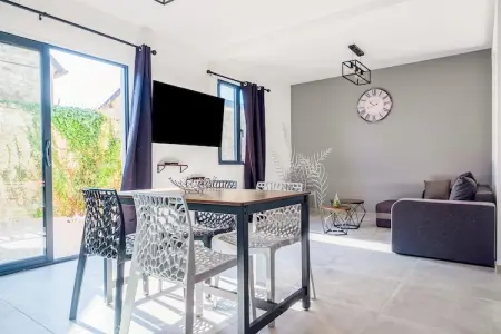 Location maison à Vierville sur Mer, Retraite élégante en bord de mer
