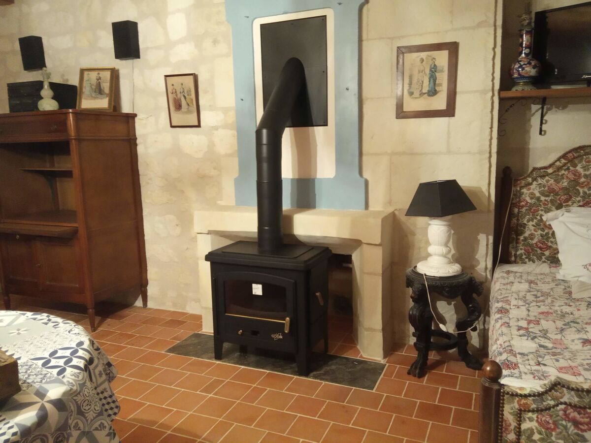 Les Landes du Chinonais, gîte 2 pers. avec poêle - Photo 8