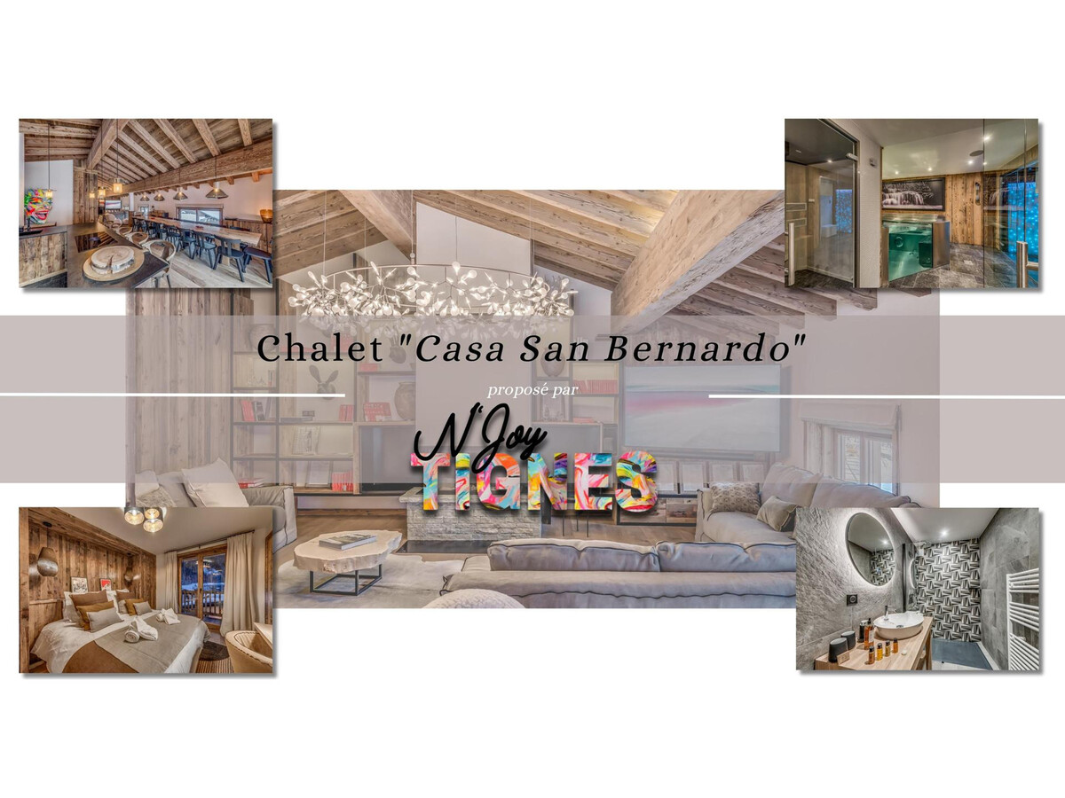 Casa San Bernardo, chalet 5* Tignes, 18 pers., espace bien-être - Photo 16