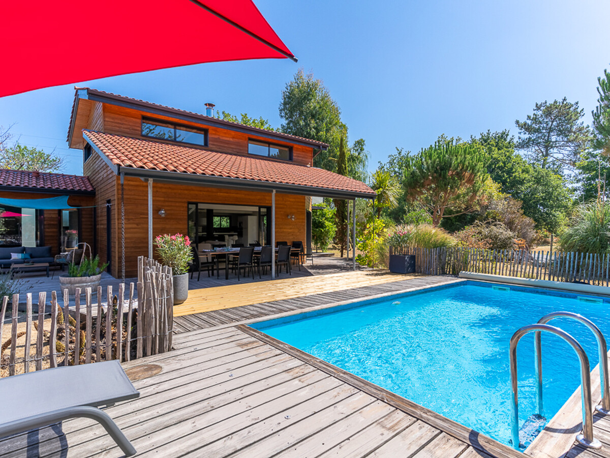 Villa 10 pers. Biscarrosse : piscine chauffée & accès lac - Photo 2