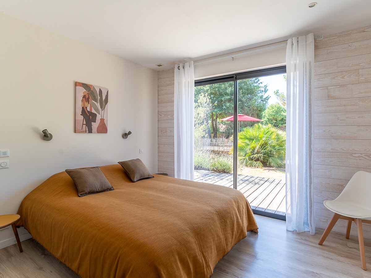 Villa 10 pers. Biscarrosse : piscine chauffée & accès lac - Photo 11