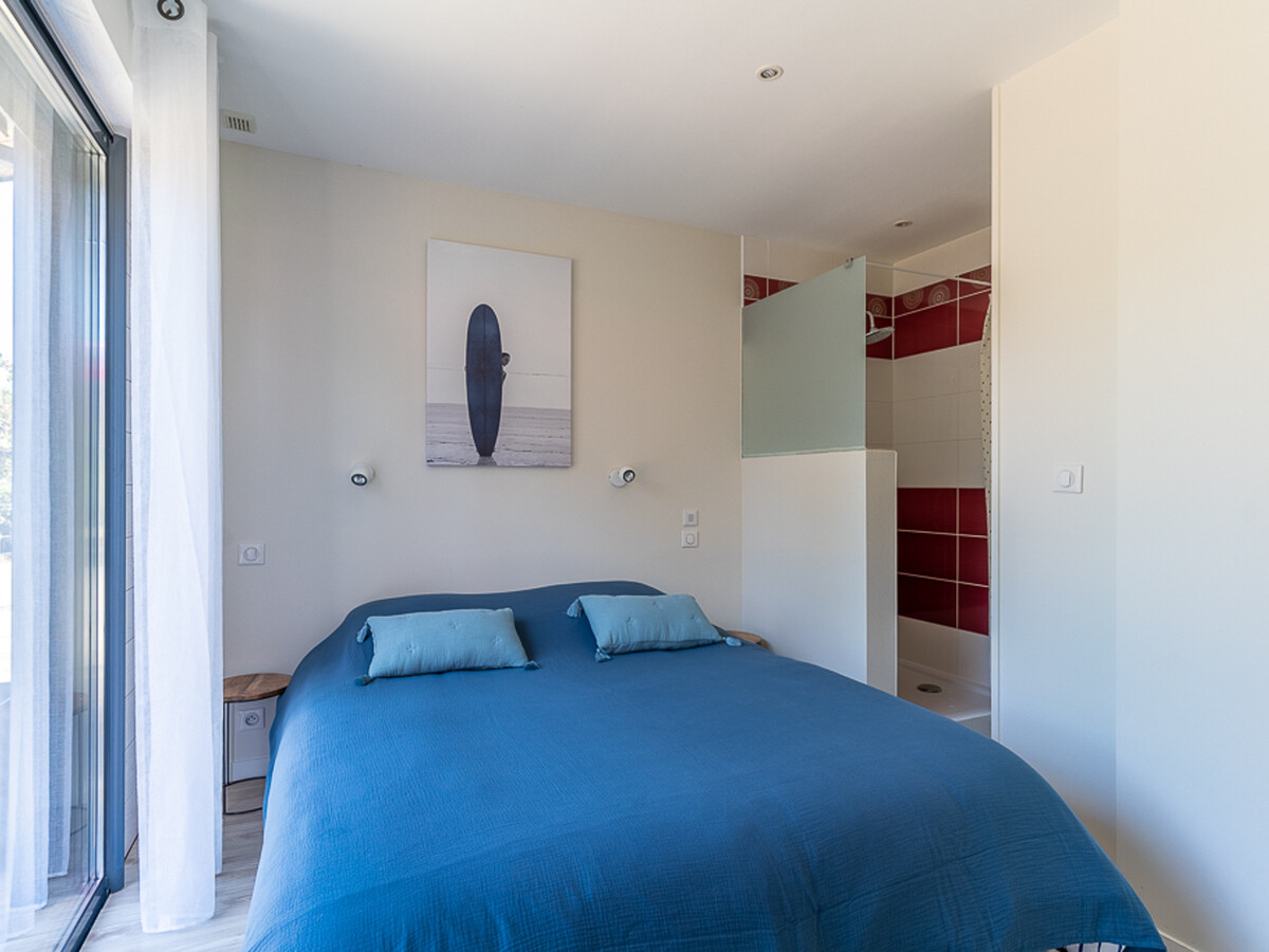 Villa 10 pers. Biscarrosse : piscine chauffée & accès lac - Photo 16