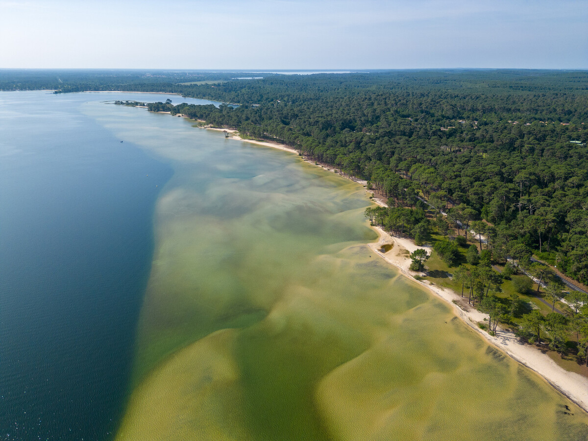 Villa 10 pers. Biscarrosse : piscine chauffée & accès lac - Photo 24
