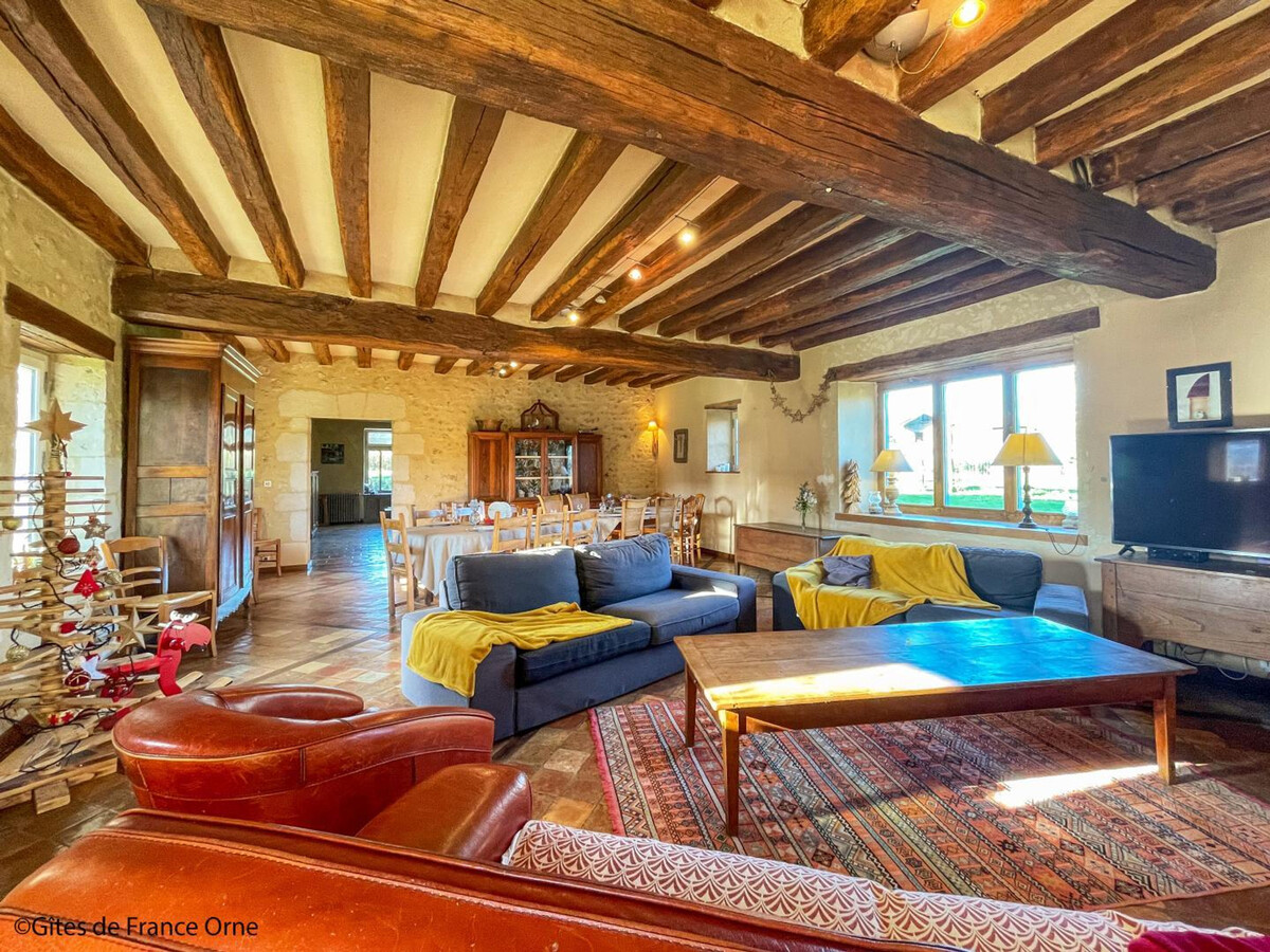Gîte Corps de Ferme 14 Pers. Piscine Intérieure à Rémalard - Photo 4