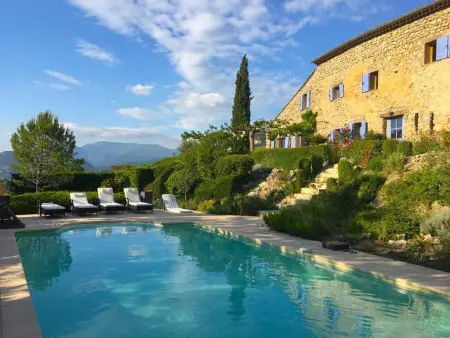 Mas provençal XVIIIe avec piscine chauffée à Montaulieu, 14 pers. : photo 24
