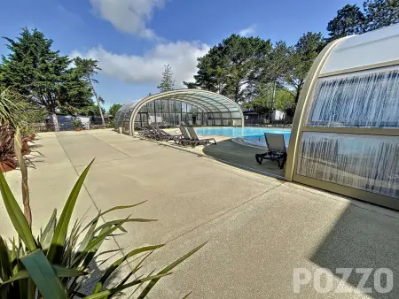 Chalet de standing à Jullouville - 6 couchages, piscine chauffée, proche plage et commerces, Wi-Fi gratuit - Photo 18